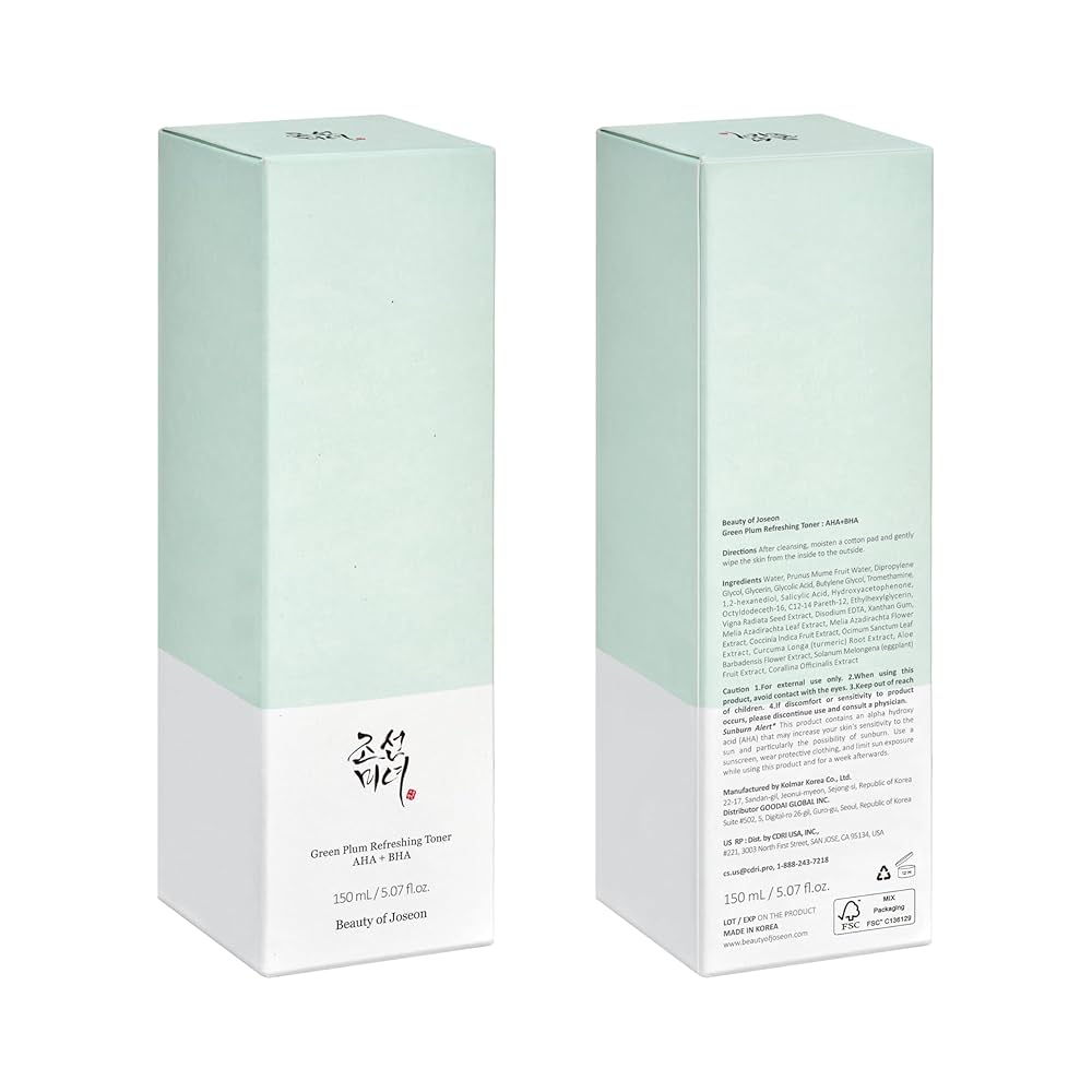Green Plum Refreshing Toner: AHA + BHA