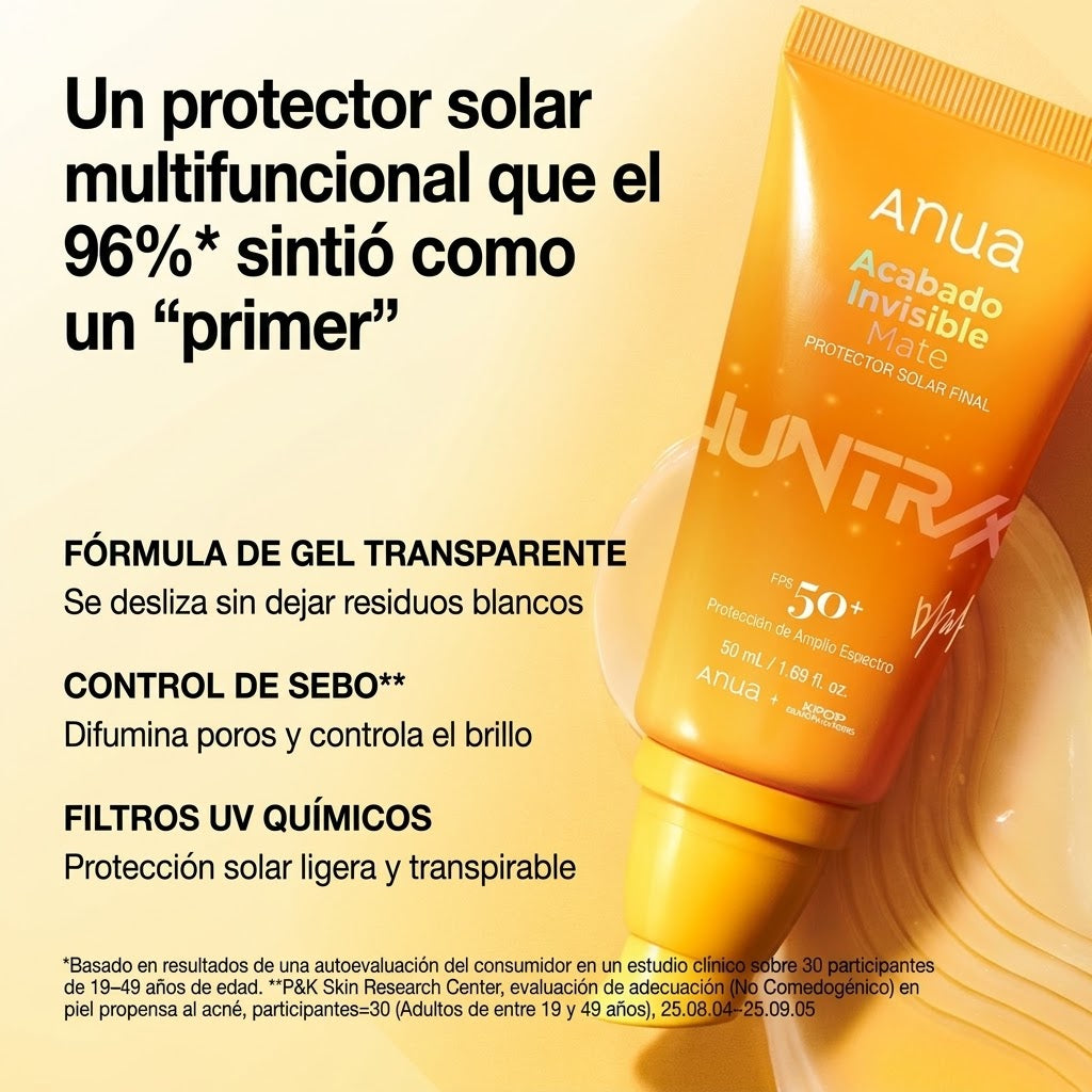 Invisible Matte Finish Sunscreen Kpop Demon Hunters Collaboration