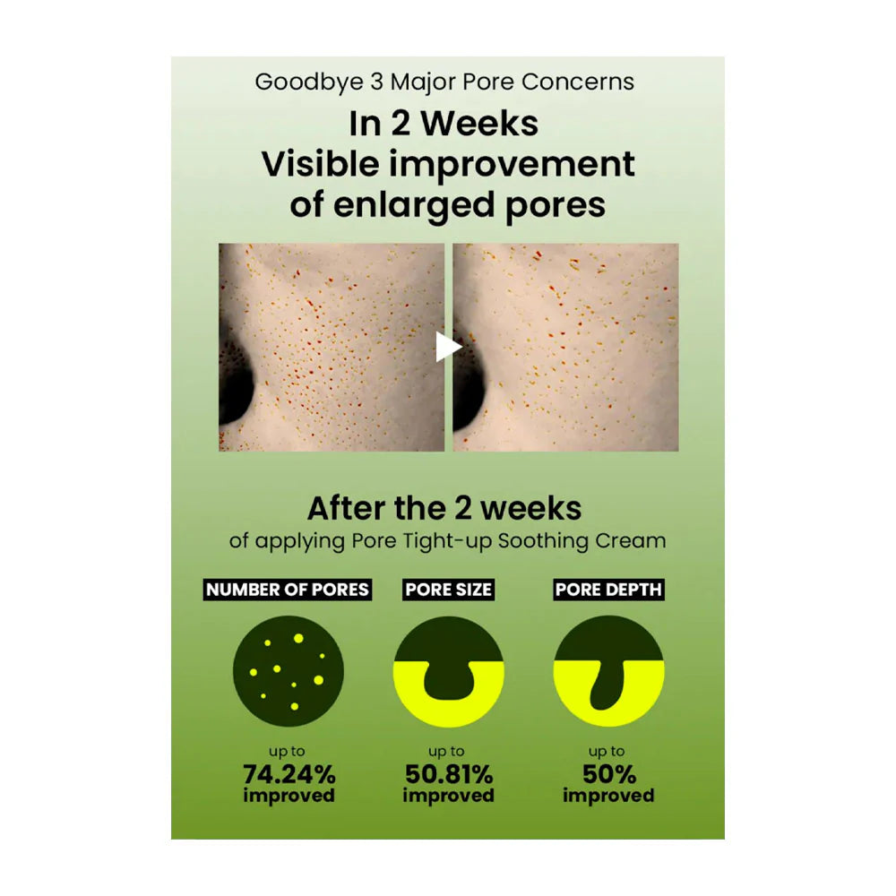 Mung Bean Pore Tight-up Soothing Cream