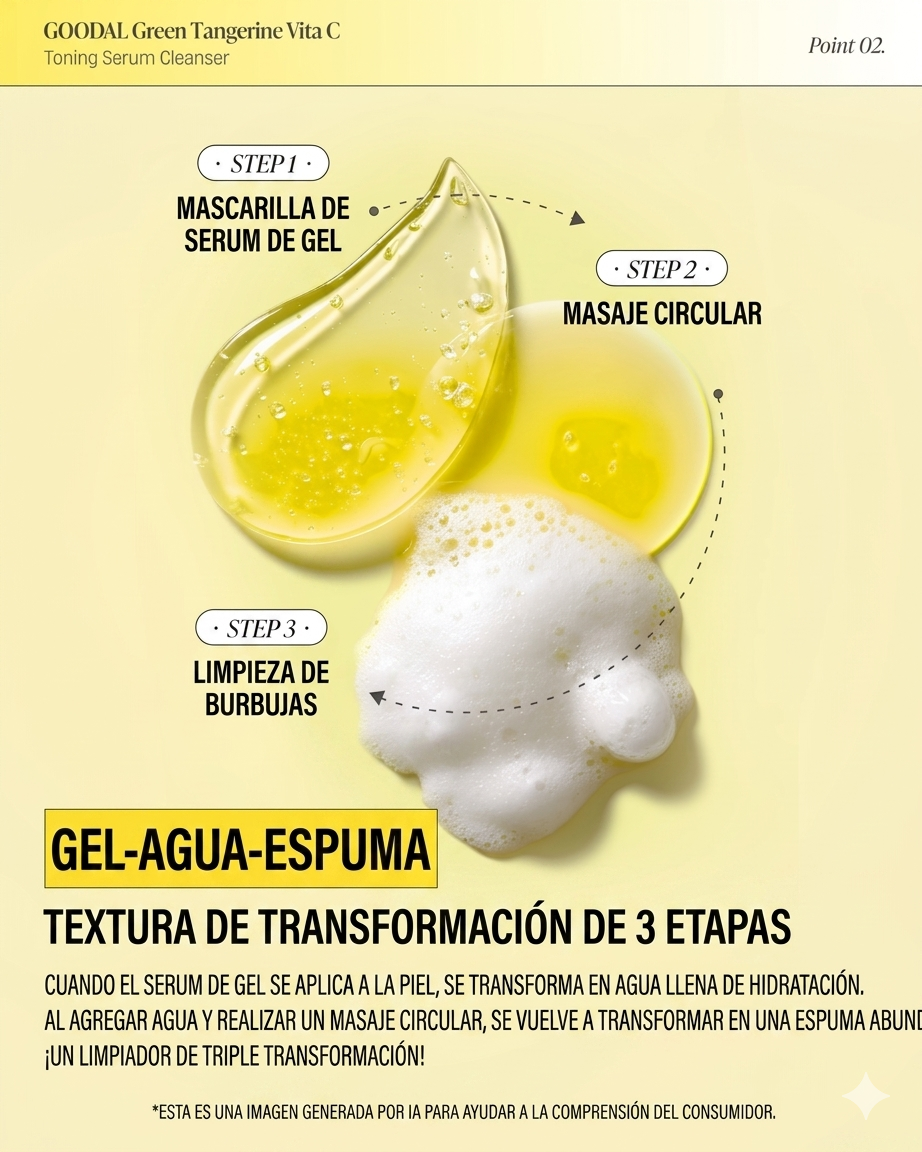 Green Tangerine Vita-C Toning Serum Cleanser