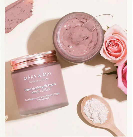 Rose Hyaluronic Hydra Wash-Off Pack